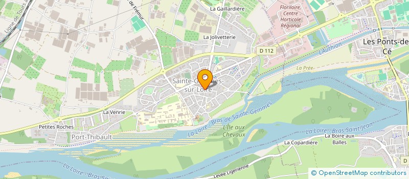 localisation de l'entreprise CME.COM  SAINTE-GEMMES-SUR-LOIRE