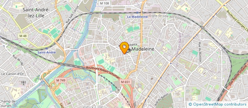 localisation de l'entreprise CME SUD à LA MADELEINE