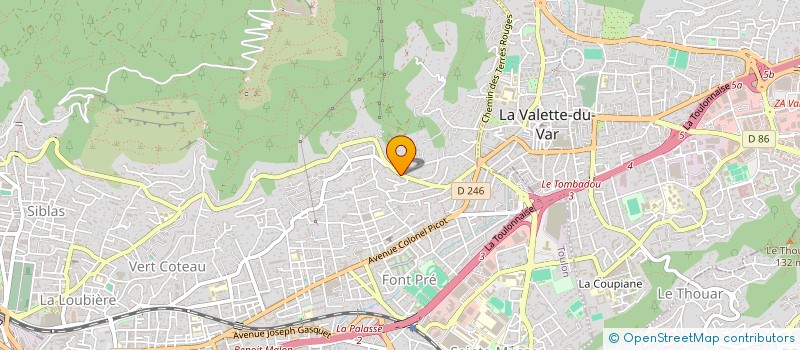 localisation de l'entreprise CME3872  TOULON