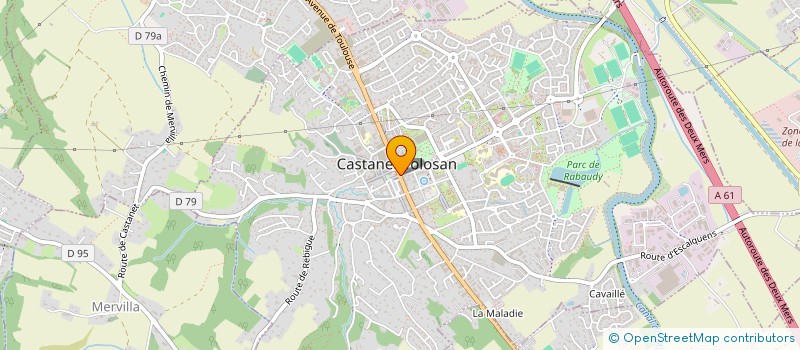 localisation de l'entreprise CMEC CASTANET à CASTANET-TOLOSAN