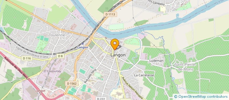 localisation de l'entreprise CMECX à LANGON