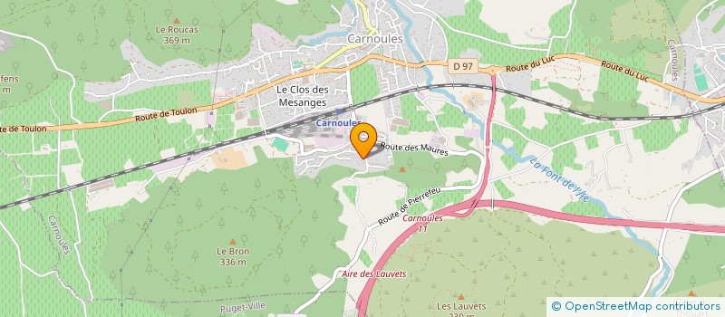 localisation de l'entreprise CMED  CARNOULES