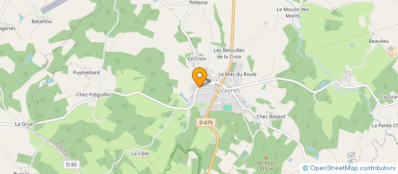 localisation de l'entreprise CMED  VAYRES