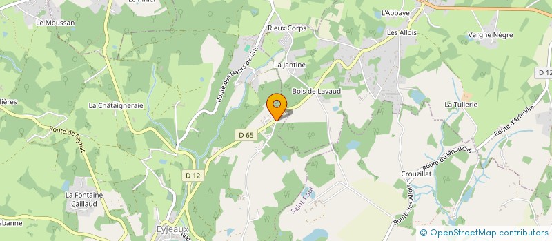 localisation de l'entreprise CMEGA à EYJEAUX