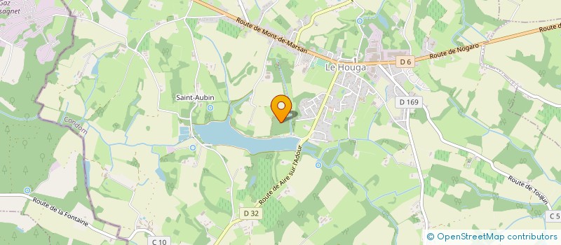 localisation de l'entreprise CMEM  LE HOUGA