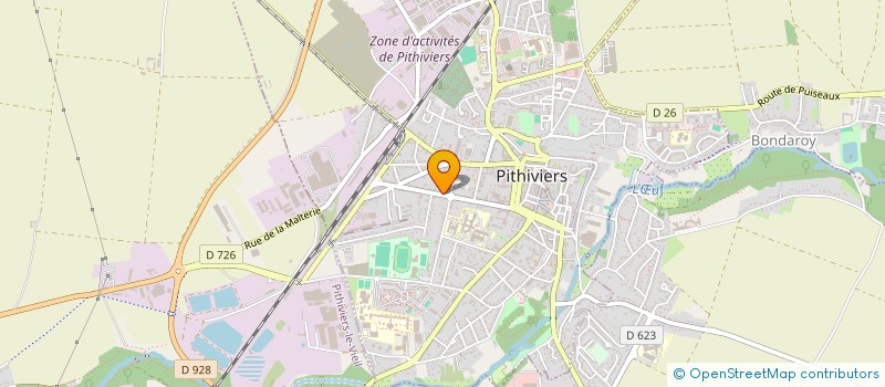 localisation de l'entreprise CMEMA  PITHIVIERS