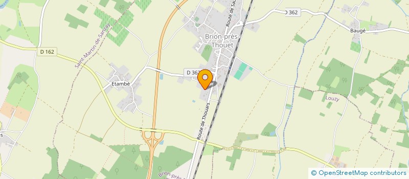 localisation de l'entreprise CMES  BRION-PRES-THOUET