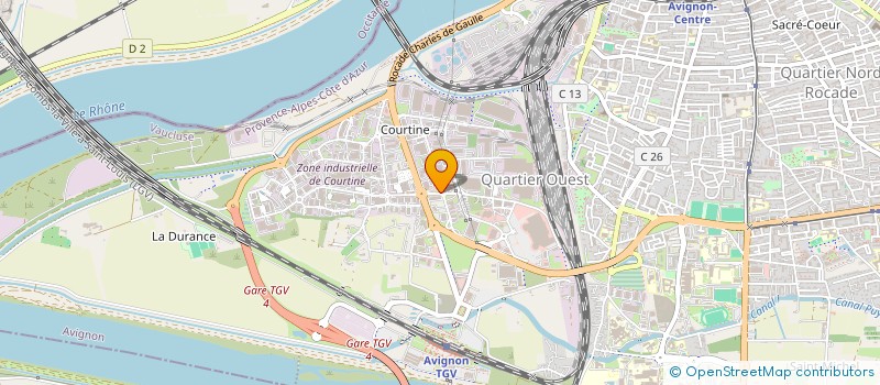 localisation de l'entreprise CMEV  AVIGNON