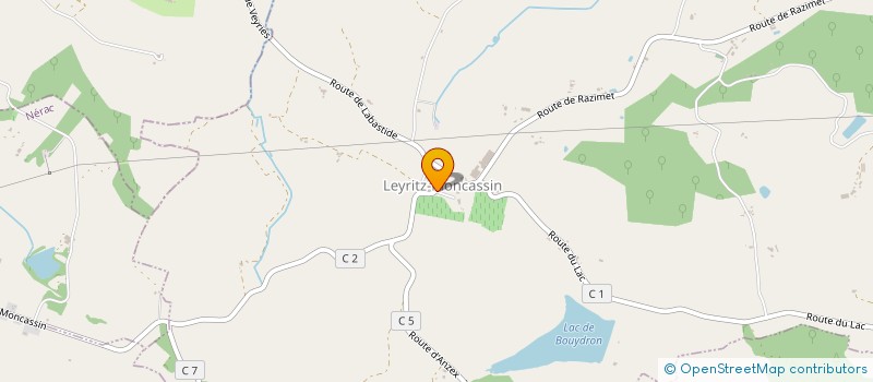 localisation de l'entreprise CMEV  LEYRITZ-MONCASSIN