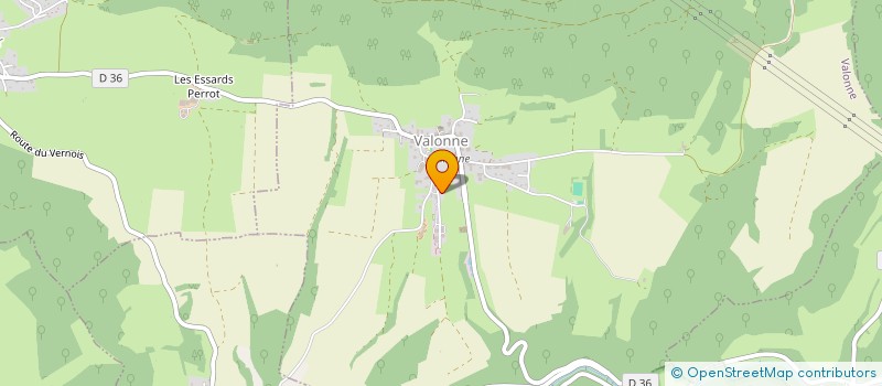 localisation de l'entreprise CMEV  VALONNE