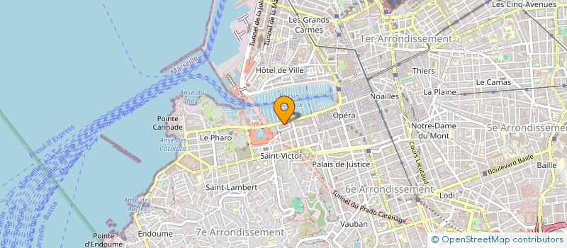localisation de l'entreprise CMF à MARSEILLE