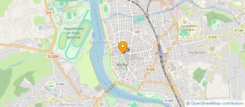 localisation de l'entreprise CMF à VICHY