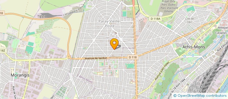 localisation de l'entreprise CMF à PARAY-VIEILLE-POSTE