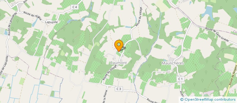 localisation de l'entreprise CMF  CAUMONT