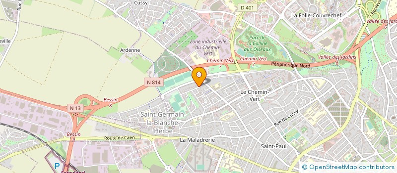 localisation de l'entreprise CMF CALVADOS ORNE MANCHE à CAEN
