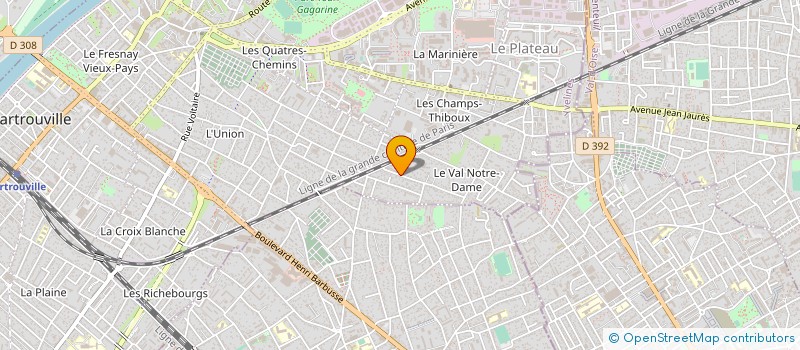 localisation de l'entreprise CMF CONSTRUC MACONNERIE FERRAZ SARL à SARTROUVILLE