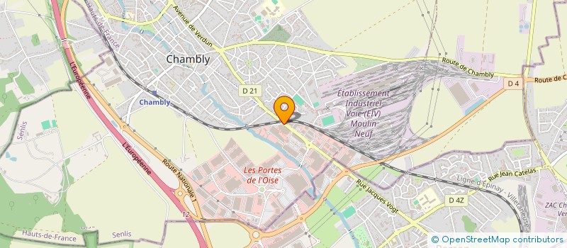 localisation de l'entreprise CMF FIBRE à CHAMBLY