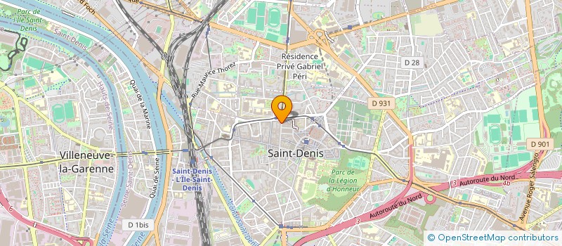 localisation de l'entreprise CMF GOURMET à SAINT-DENIS