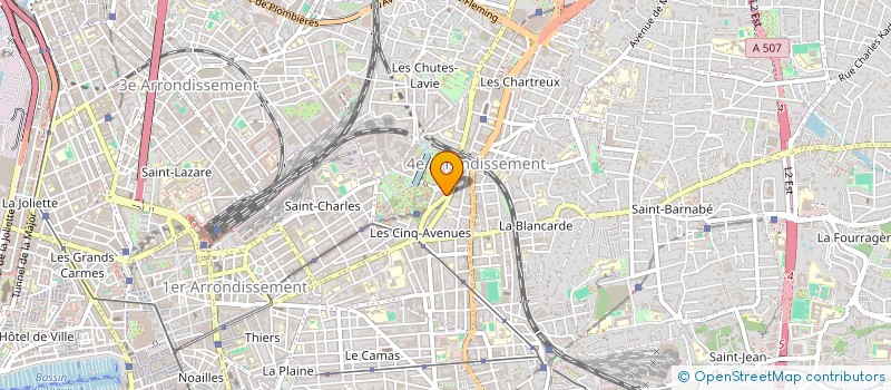 localisation de l'entreprise CMF HABITAT à MARSEILLE