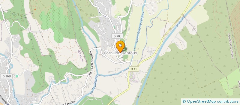 localisation de l'entreprise CMF INVEST à CORNILLON-CONFOUX