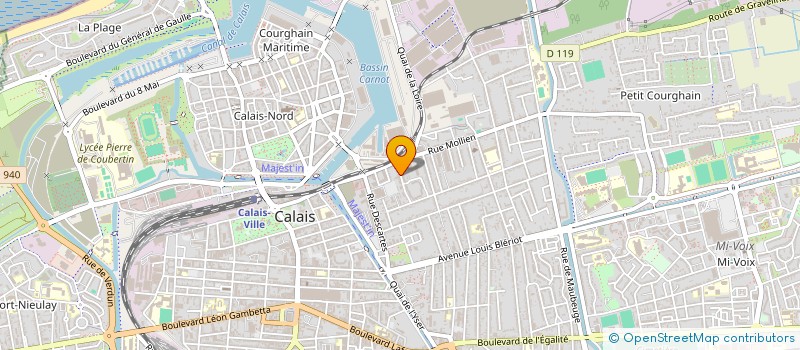 localisation de l'entreprise CMF THREE  CALAIS