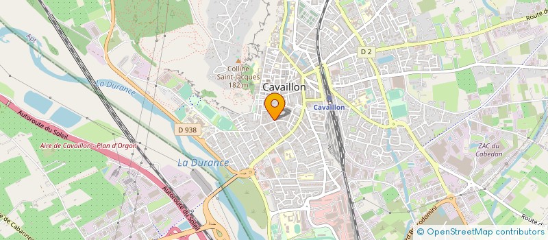 localisation de l'entreprise CMF VAUCLUSE  CAVAILLON