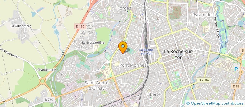 localisation de l'entreprise CMF VENDEE à LA ROCHE-SUR-YON