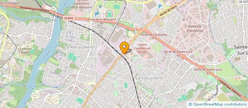 localisation de l'entreprise CMF44 à NANTES