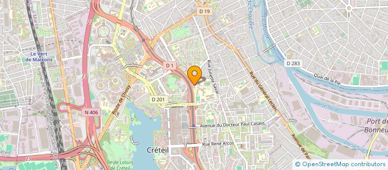 localisation de l'entreprise CMFCC  CRETEIL