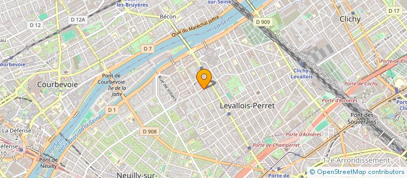 localisation de l'entreprise CMFG à LEVALLOIS-PERRET