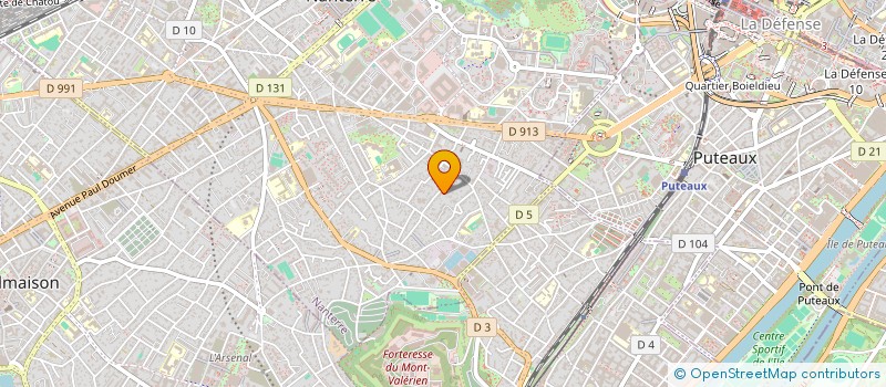 localisation de l'entreprise CMFM  NANTERRE