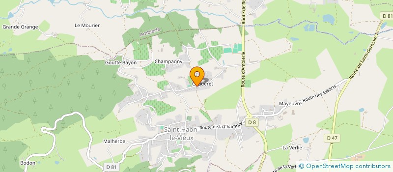 localisation de l'entreprise CMFRANCE AUTOMATION  SAINT-HAON-LE-VIEUX