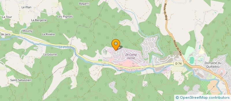 localisation de l'entreprise CMG à SAINTE-MAXIME