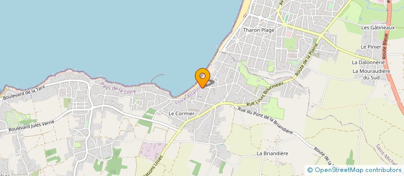 localisation de l'entreprise CMG à LA PLAINE-SUR-MER