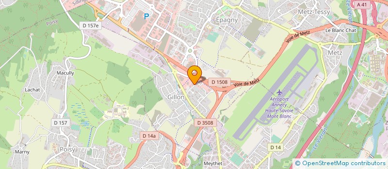 localisation de l'entreprise CMG  EPAGNY METZ-TESSY