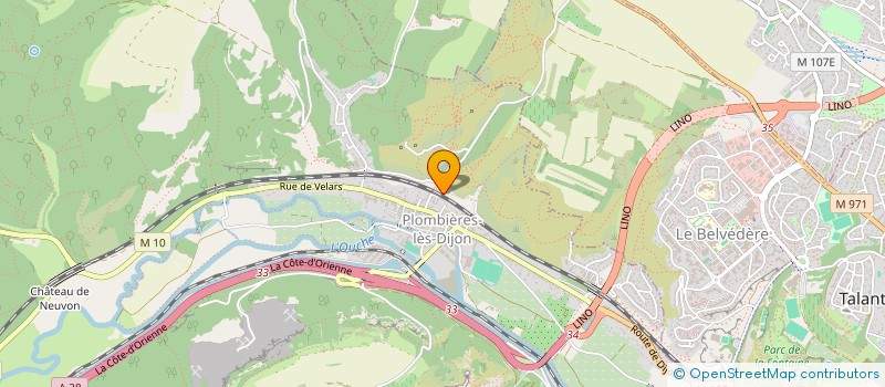 localisation de l'entreprise CMG  PLOMBIERES-LES-DIJON