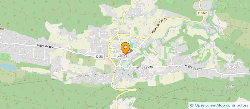 localisation de l'entreprise CMG  LE VAL