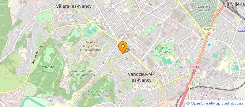 localisation de l'entreprise CMG à VANDŒUVRE-LES-NANCY