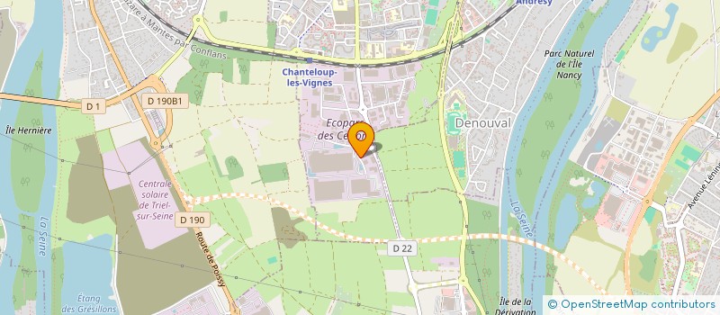 localisation de l'entreprise CMG  CHANTELOUP-LES-VIGNES