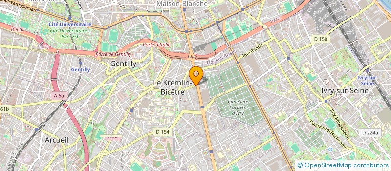 localisation de l'entreprise CMG CREDITS MARKETING GESTION  LE KREMLIN-BICETRE