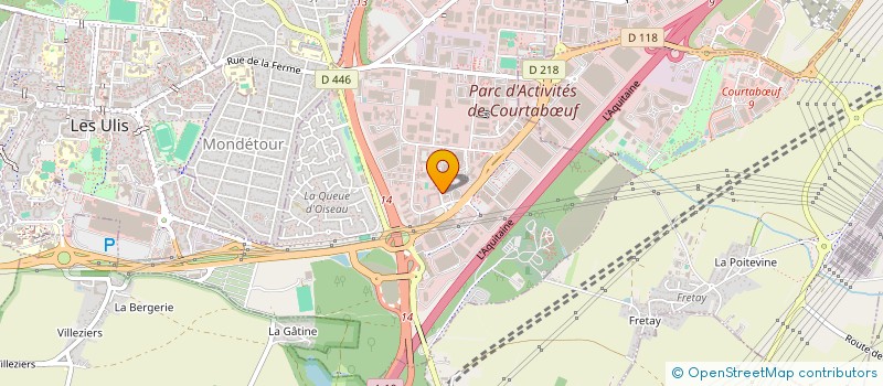 localisation de l'entreprise CMG GARDIENNAGE à LES ULIS
