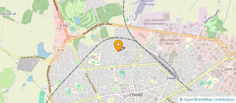 localisation de l'entreprise CMG IMMO PRO à CHOLET