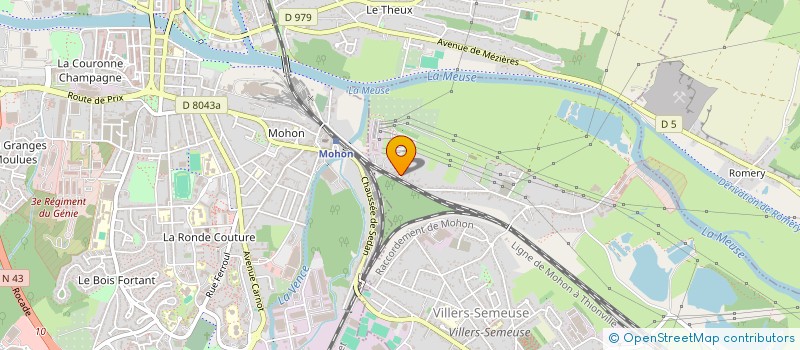 localisation de l'entreprise CMG LOISIRS  VILLERS-SEMEUSE