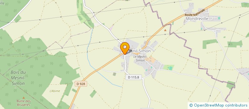 localisation de l'entreprise CMG MAINTENANCE ET FORMATION à LE MESNIL-SIMON