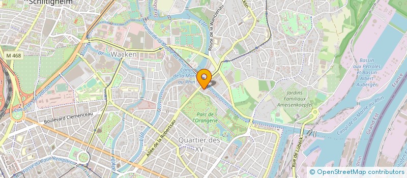 localisation de l'entreprise CMG NET à STRASBOURG