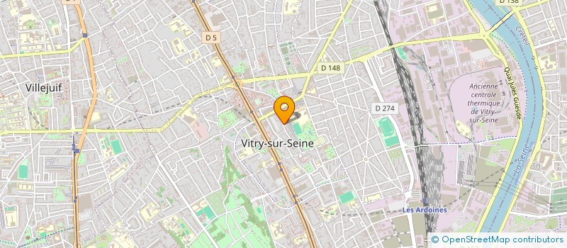 localisation de l'entreprise CMG NETTOYAGE  VITRY-SUR-SEINE