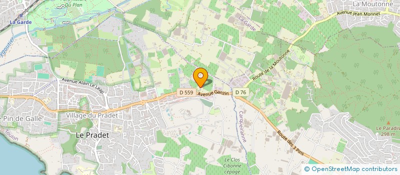 localisation de l'entreprise CMG PATRIMOINE  LE PRADET