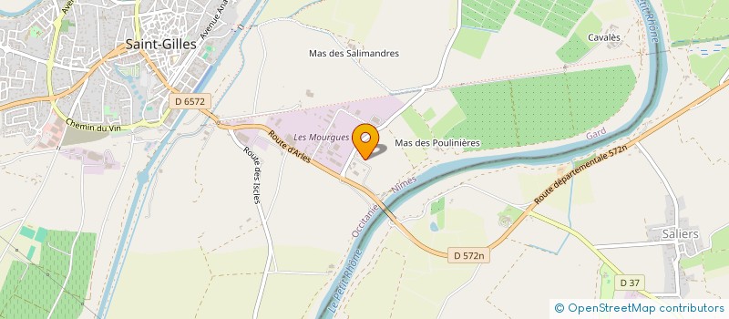 localisation de l'entreprise CMG RACCORDEMENT  SAINT-GILLES