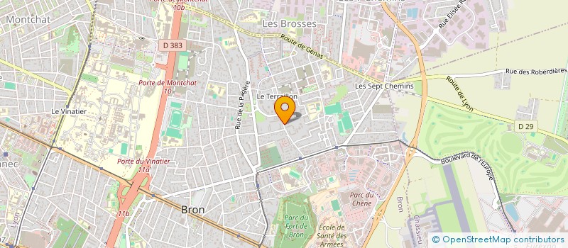localisation de l'entreprise CMGAZ à BRON