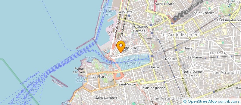 localisation de l'entreprise CMGB à MARSEILLE